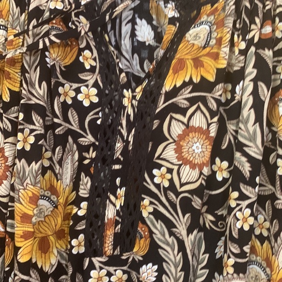 Rachel Zoe block print blouse - Picture 3 of 5